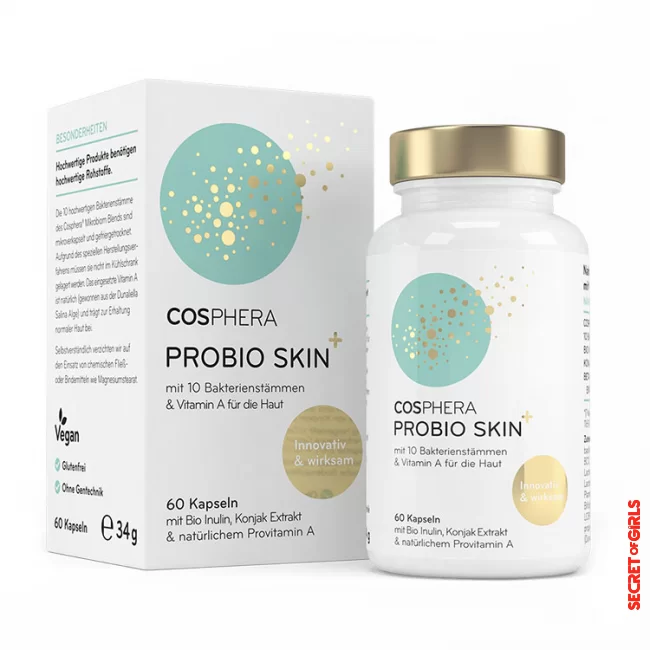 4. Capsules for beautiful skin from Cosphera | This is how probiotic capsules support a healthy intestine