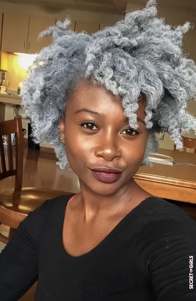 Gray and afro hair | Gray Hair: These Women Assume Their Gray Hair On Pinterest And It Is Absolutely Gorgeous!