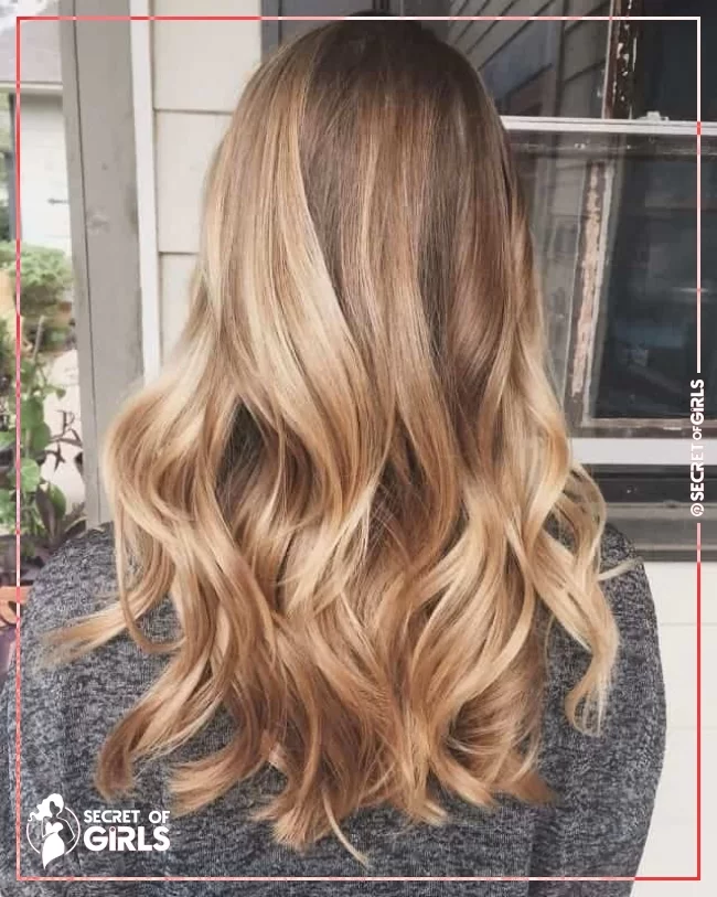 Balayage Long Hair With Golden Patches | The Best Balayage Hair Color Ideas for Long Hair