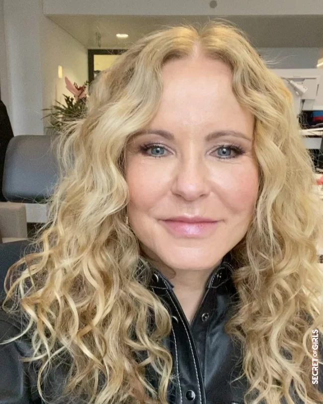The RTL presenter's family is not enthusiastic about the type of change | Curl away! Katja Burkard shows herself with straight hair