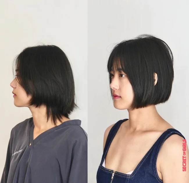 Blunt bob with straight fringe: The classic bob hairstyle | Bob Hairstyles with Bangs: These 5 Dreamy Cuts are Always Trendy!