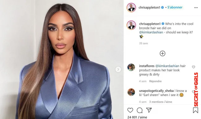 Kim Kardashian adopts liquid hair | What Is Liquid Hair, The New Hair Trend Of The Moment (Approved By The Stars)?
