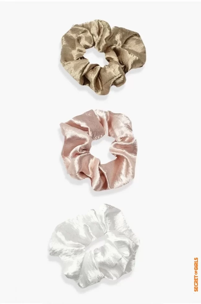 7 - The satin scrunchie | 8 ultra-trendy hair accessories to have in your collection