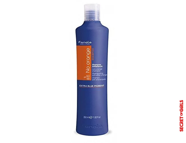 1. Blue shampoo for dark-colored hair: No Orange by Fanola | Blue Shampoo Against Red Tones is The Insider Tip for Brown Hair