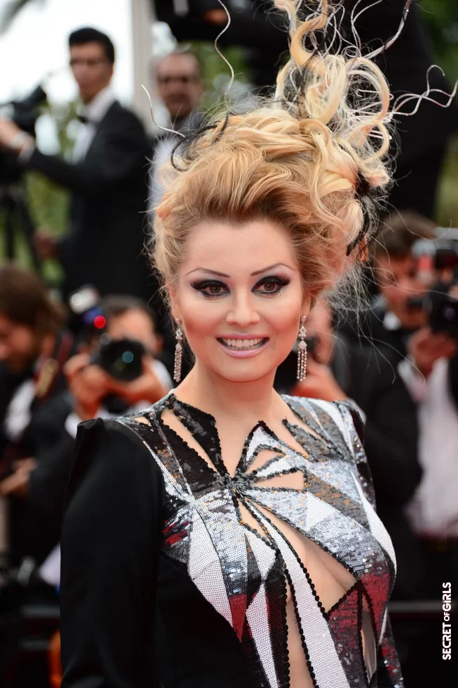 Cannes Film Festival: Elena Lenina, the hair guest | Cannes Film Festival: Improbable Hairstyles Of This Ex Reality TV Starlet Rots The Red Carpet Every Day...