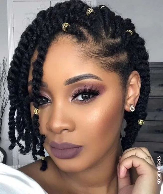 11 - Braids or twist with accessories | Protective hairstyles: 13 ideal hairstyles