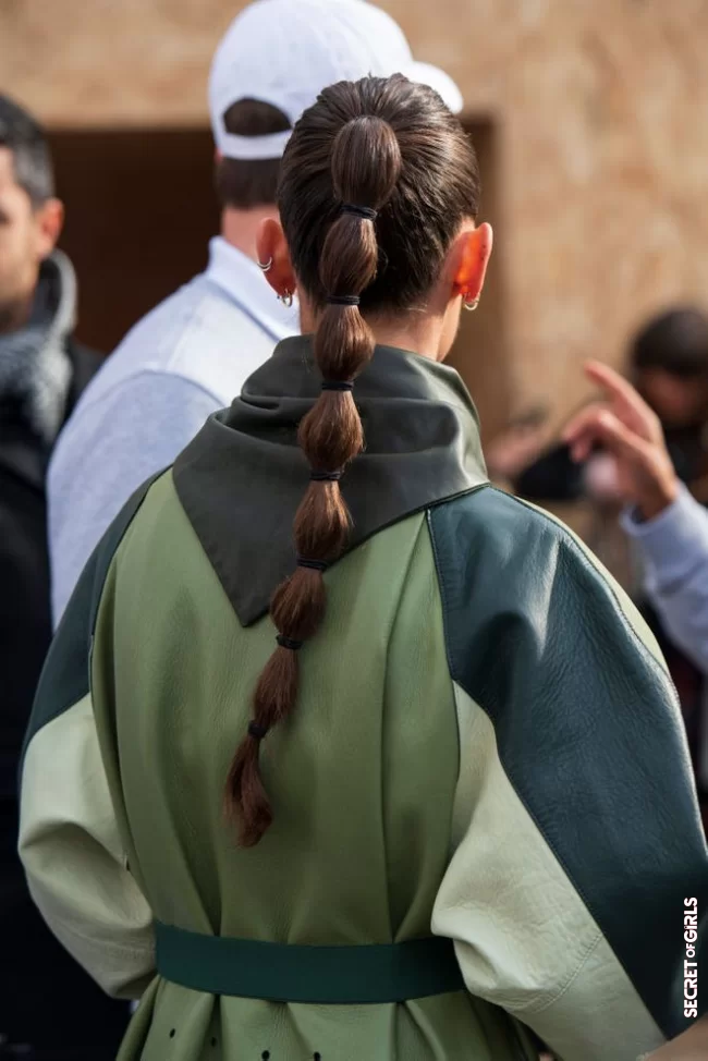 `Bubble` braid | What will be the hairstyle trends of 2021?
