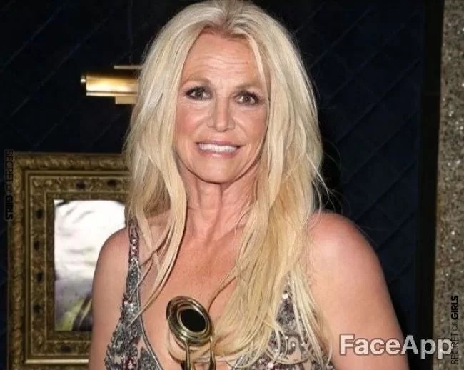 Celebrities with FaceApp Aging Application