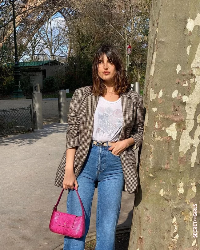 Sexy and casual: Jeanne Damas relies on the French girl pony | New Hairstyle? French Girl Bangs Are The Hottest Hairstyle Trend In Summer 2021