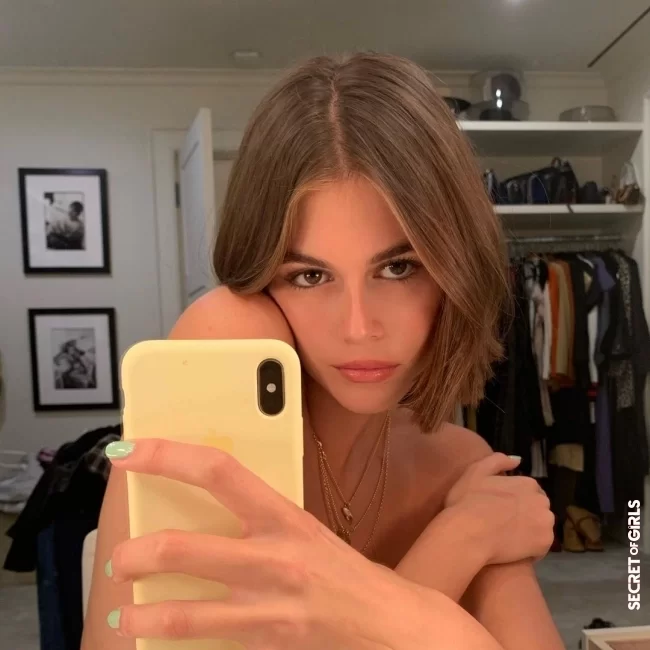 Supermodel Kaia Gerber is already wearing the new bob! | Hairstyle: Pay attention - This bob is on trend in 2021