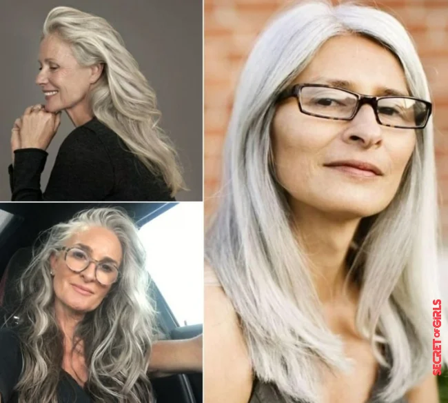 Long and slicked back | Which Hairstyles with Glasses Flatter Women Over 60 and Make Them Younger?