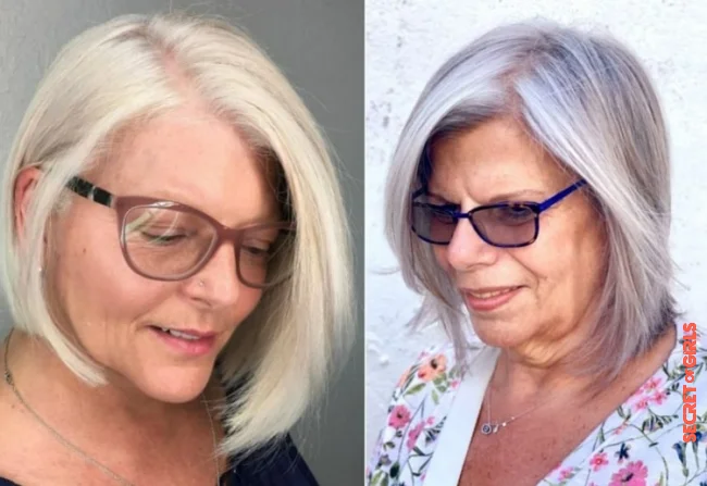 Bob hairstyles for women over 60 with glasses | Which Hairstyles with Glasses Flatter Women Over 60 and Make Them Younger?