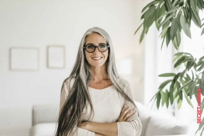 Long and slicked back | Which Hairstyles with Glasses Flatter Women Over 60 and Make Them Younger?