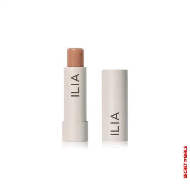 3. Peeling lips: lipstick from Ilia Beauty | Lip peeling for smooth and supple lips