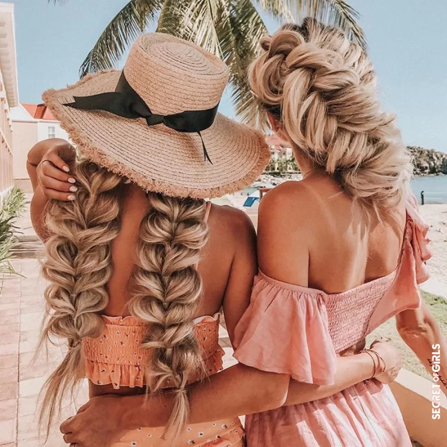 Summer Hairstyles: Most Beautiful Hairstyles With Braids Ideal For The Beach, Views On Pinterest