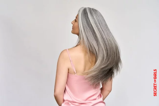 Serum or fluid - a must-have for brittle hair ends | Care Tips for Gray Hair - With the Right Products and Home Remedies, Silver Mane becomes A Real Eye-Catcher