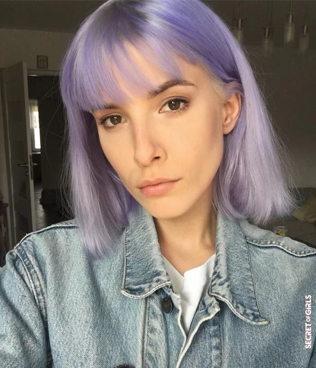 5. Hairstyle trend 2021: In - pastel tones // Out - neon colors | Hairstyle trend: These hair colors are in in 2021 and these are totally out