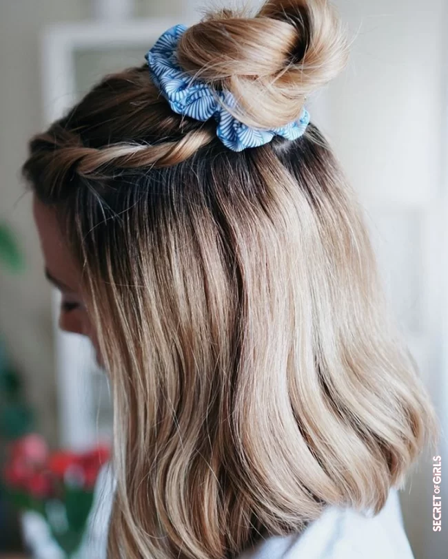 Scrunchie styling | The 5 weirdest trend hairstyles from the 80s with comeback potential!