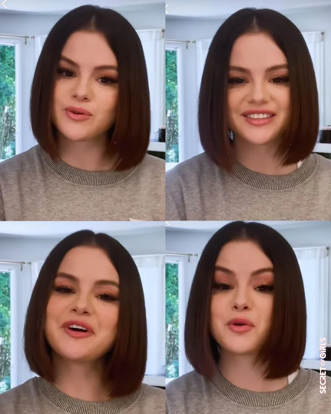 Selena Gomez wears the trend hairstyle in autumn/winter 2021 | Selena Gomez Wears The New Trend Hairstyle "Sleek Bob"