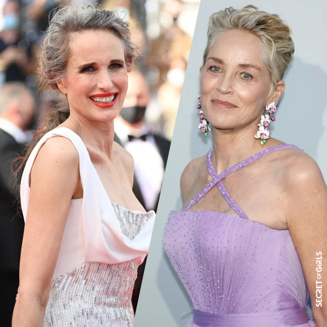 Most Beautiful White Hair Hairstyles Of The Cannes Film Festival