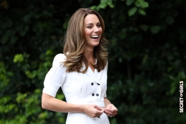 Kate Middleton unveils her new hair color on August 4, 2020. She left the red highlights for blonde highlights | Kate Middleton, back on her most beautiful hairstyles