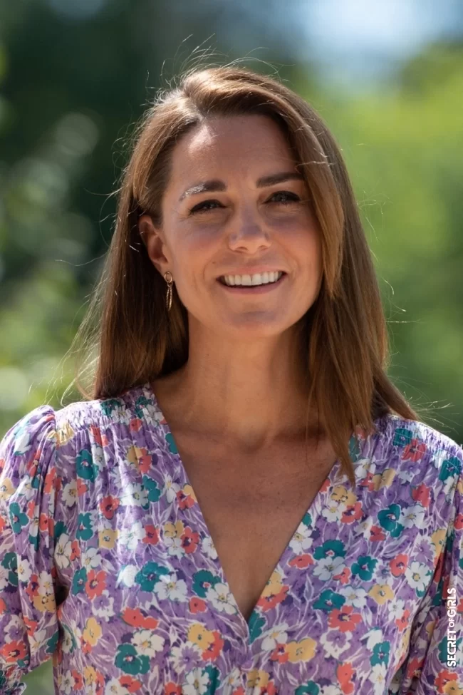 Kate Middleton elegant with her slicked-back hair and side parting on June 27, 2020 | Kate Middleton, back on her most beautiful hairstyles