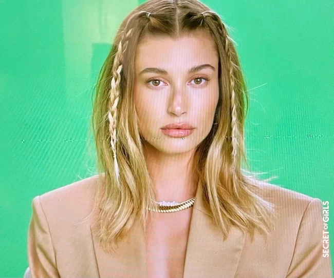 Totally easy! The new hairstyle trend from Hailey Bieber, the face-framing mini braids | Hairstyle trend: Hailey Bieber wears face framing mini braids