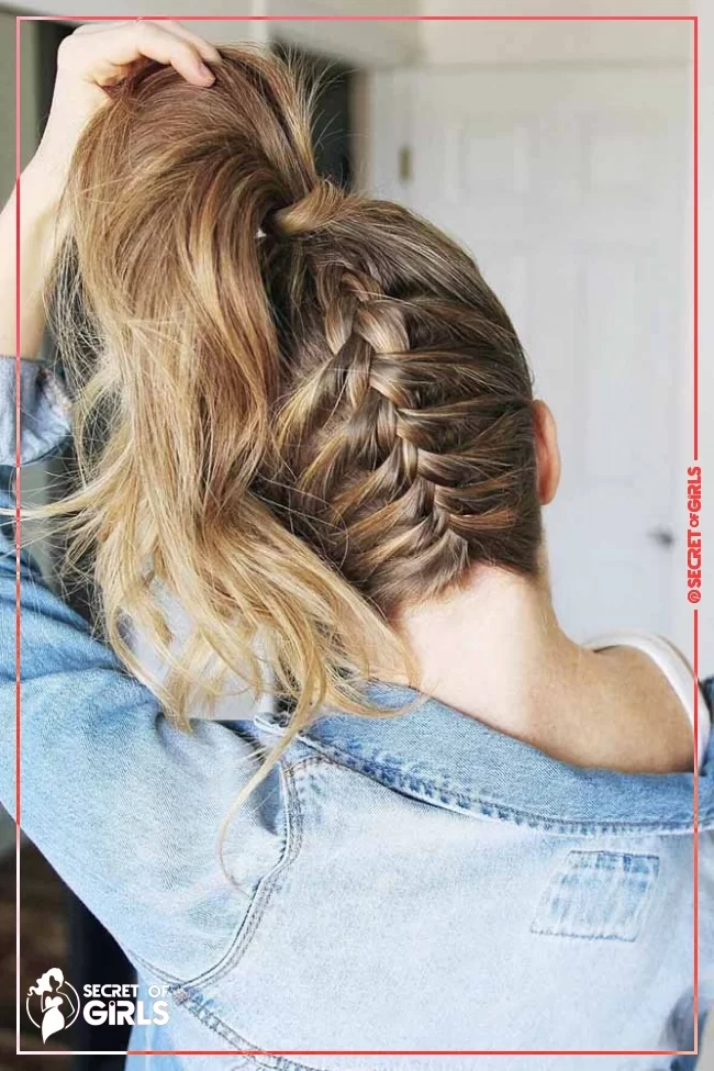 Upside Down Braid | 70 Inspiring Ideas For Braided Hairstyles