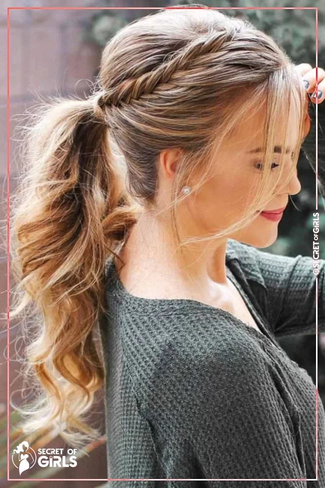 Upgraded Ponytails With Braided Hairstyles | 70 Inspiring Ideas For Braided Hairstyles