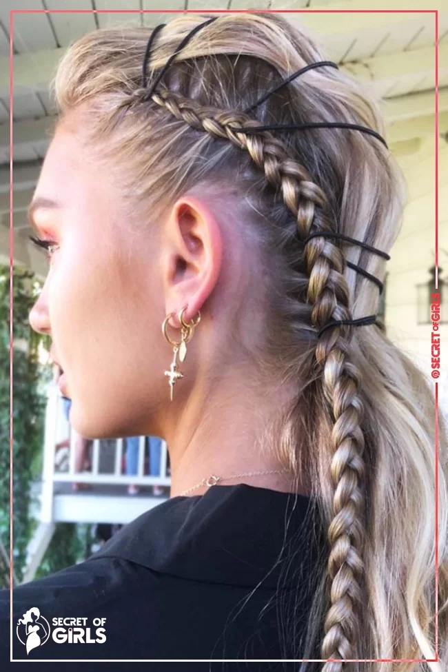 Dutch Lace Braid | 70 Inspiring Ideas For Braided Hairstyles