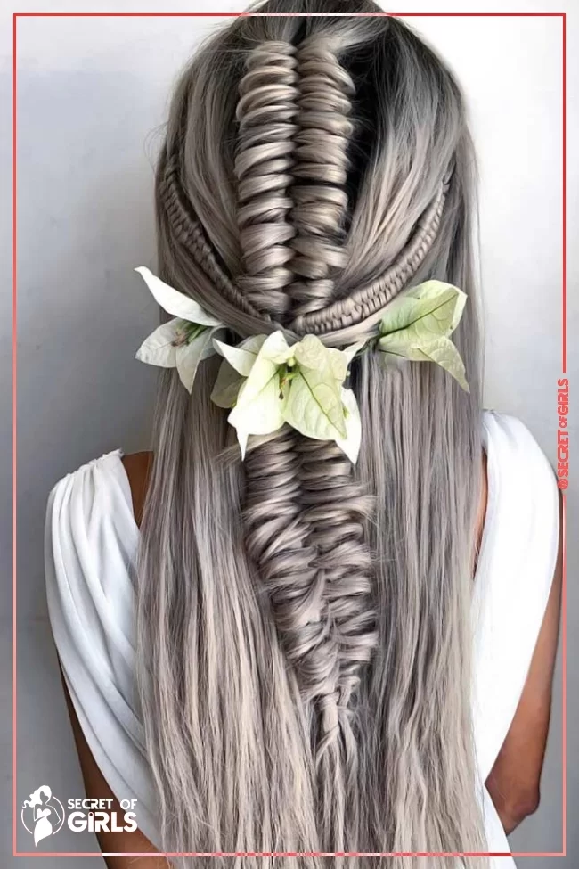 Braided Hairstyles With Flowers | 70 Inspiring Ideas For Braided Hairstyles