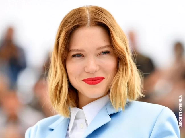 Actress L&eacute;a Seydoux relies on strawberry blonde | Hairstyle trend: Stars are now wearing warm blonde