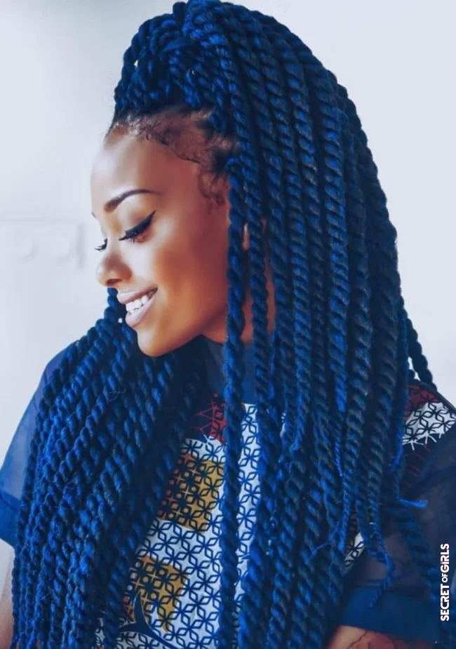 Blue braids | Coolest Pastel Hair Colors To Try This Spring