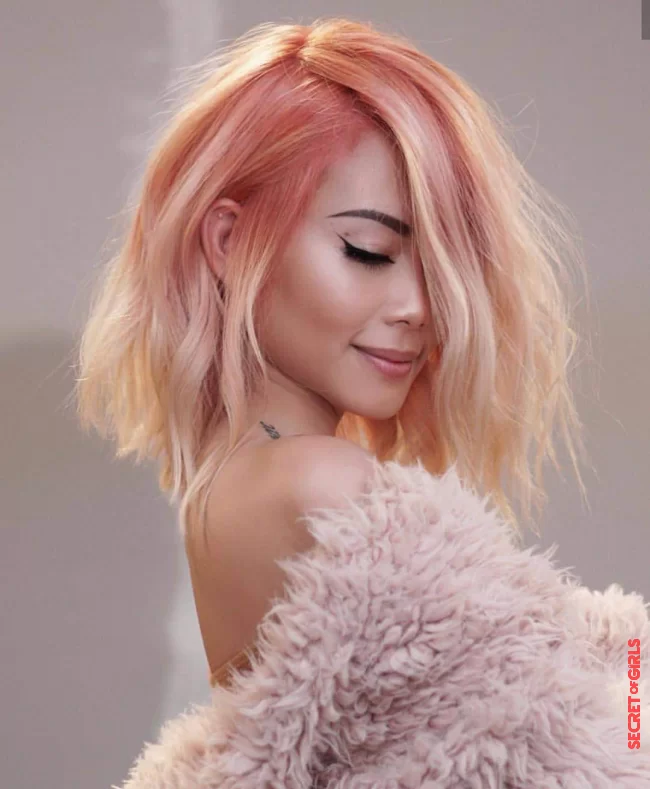 Pastel coral | Coolest Pastel Hair Colors To Try This Spring