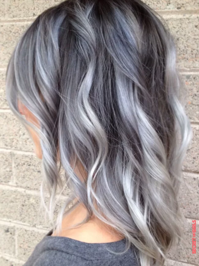 Smoky gray | Coolest Pastel Hair Colors To Try This Spring