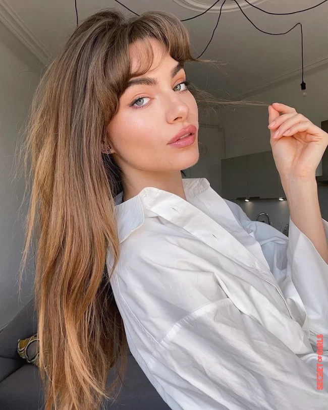3. Curtain bangs | Hairstyle Trend Long Hair: 3 New Styles For Summer 2021