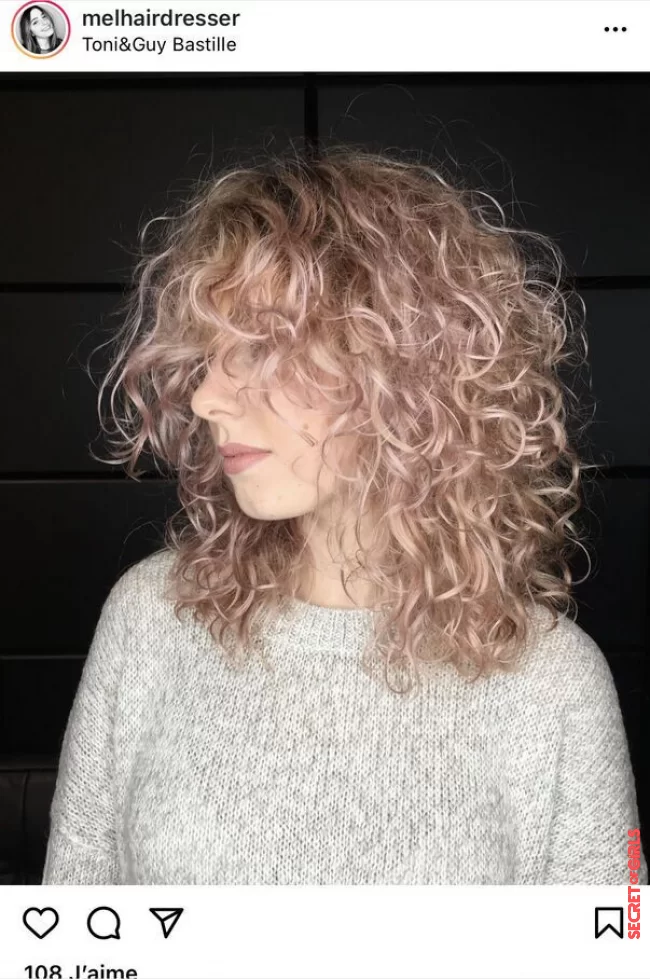 Choose a pastel color | Short curly hair: Ultra trendy hairstyles to adopt for spring