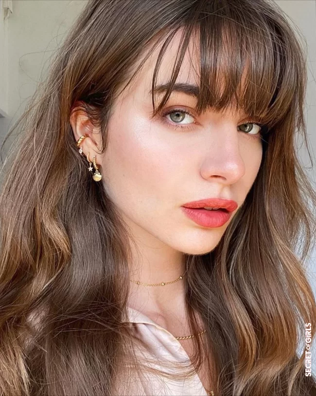 Hairstyle trend for long hair: bangs, bangs, bangs | Spring 2021: This hairstyle trend suits your hair length