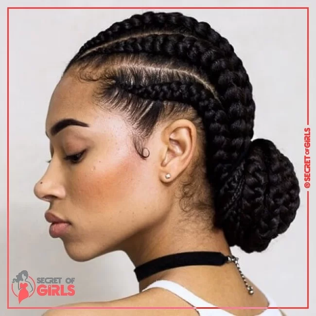 Feed-In Braids Low Bun | 8 Braided Hairstyles for Different Occasions