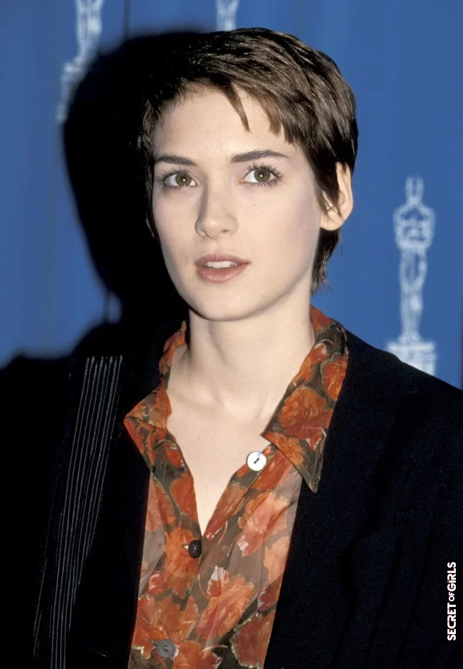 Winona Ryder's pixie cut in the early 90s | These 11 Short Hairstyles Are The Most Beautiful Of All Time - And The Ultimate Inspiration For The Next Hairdresser Visit
