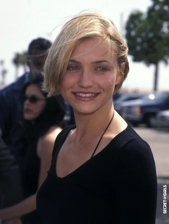 Cameron Diaz short bob hairstyle in the 90s | These 11 Short Hairstyles Are The Most Beautiful Of All Time - And The Ultimate Inspiration For The Next Hairdresser Visit