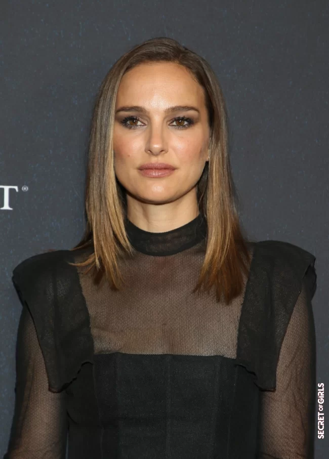 Natalie Portman in 2018:&nbsp;smooth square and smoky eyes | Natalie Portman: Her Physical Evolution