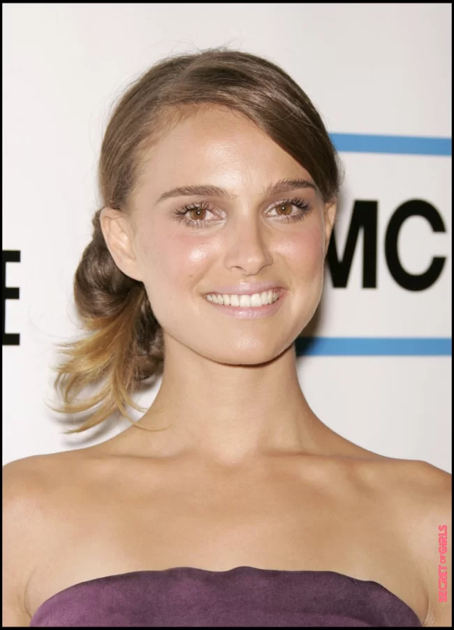 Natalie Portman in 2008: tanned, blond hair and side section | Natalie Portman: Her Physical Evolution