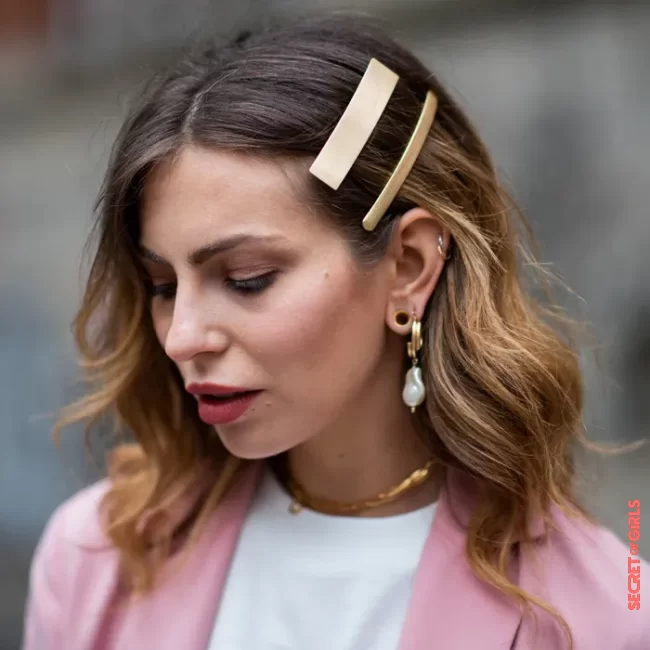 Shape hair with statement clips | Hairstyle tips: These looks can also be achieved without a hairdresser