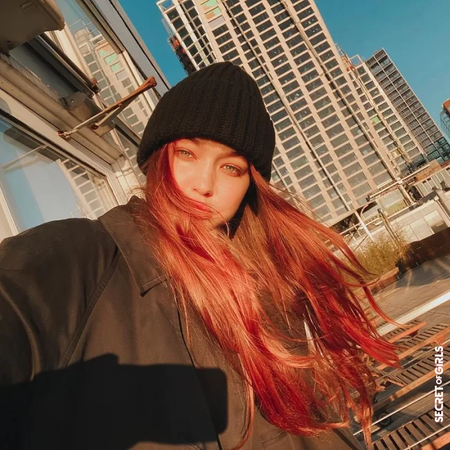 Gigi Hadid with a new hairstyle: Her red hair looks so good | Gigi Hadid Intensifies Her Red Hair Color - The New Look Suits Her So Well