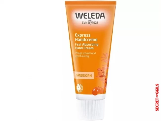 Weleda Express hand cream sea buckthorn | Hand cream: These are the best hand creams from the drugstore