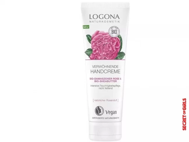 Logona Pampering hand cream organic Damascus rose & organic shea butter | Hand cream: These are the best hand creams from the drugstore