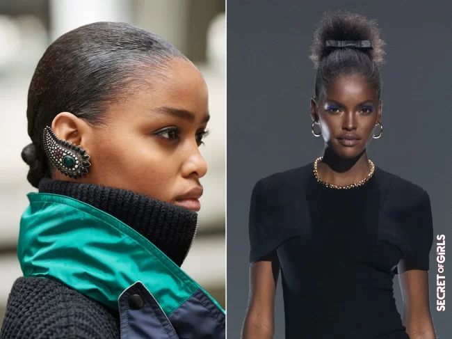 3. Hairstyles for Afro Hair: Sleek Buns | 5 easy hairstyles for afro hair - straight off the catwalk