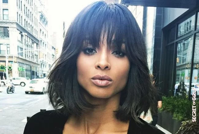 Hair: Fringed bob, this short bob with mini bangs is one of the sexiest cuts around