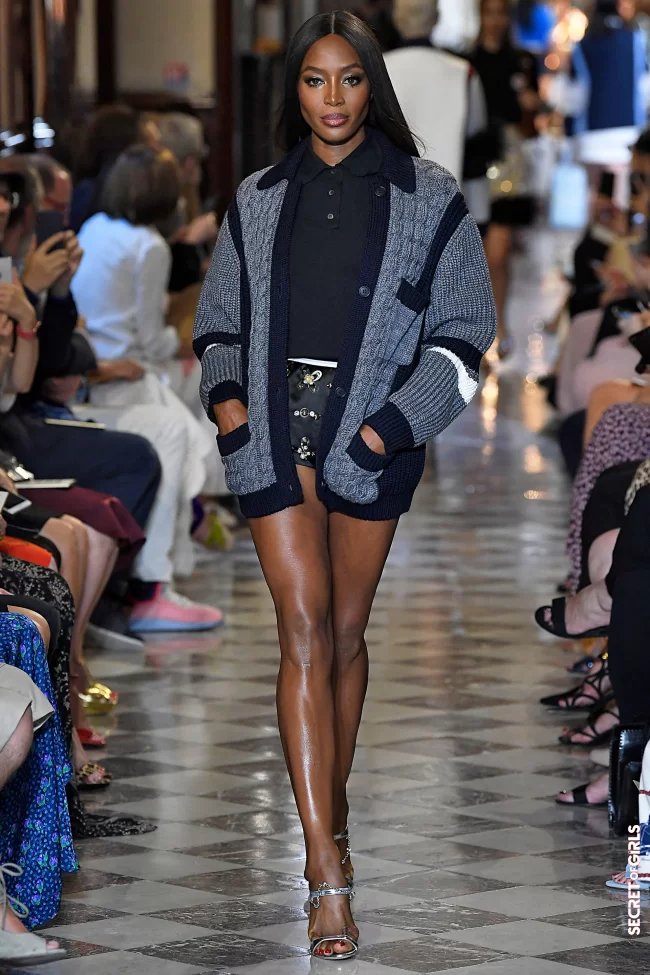 Naomi Campbell shares her secret to beautiful legs on the runway